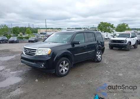 2013 Honda Pilot Touring from USA, damaged, VIN 5FNYF4H93DB053570
